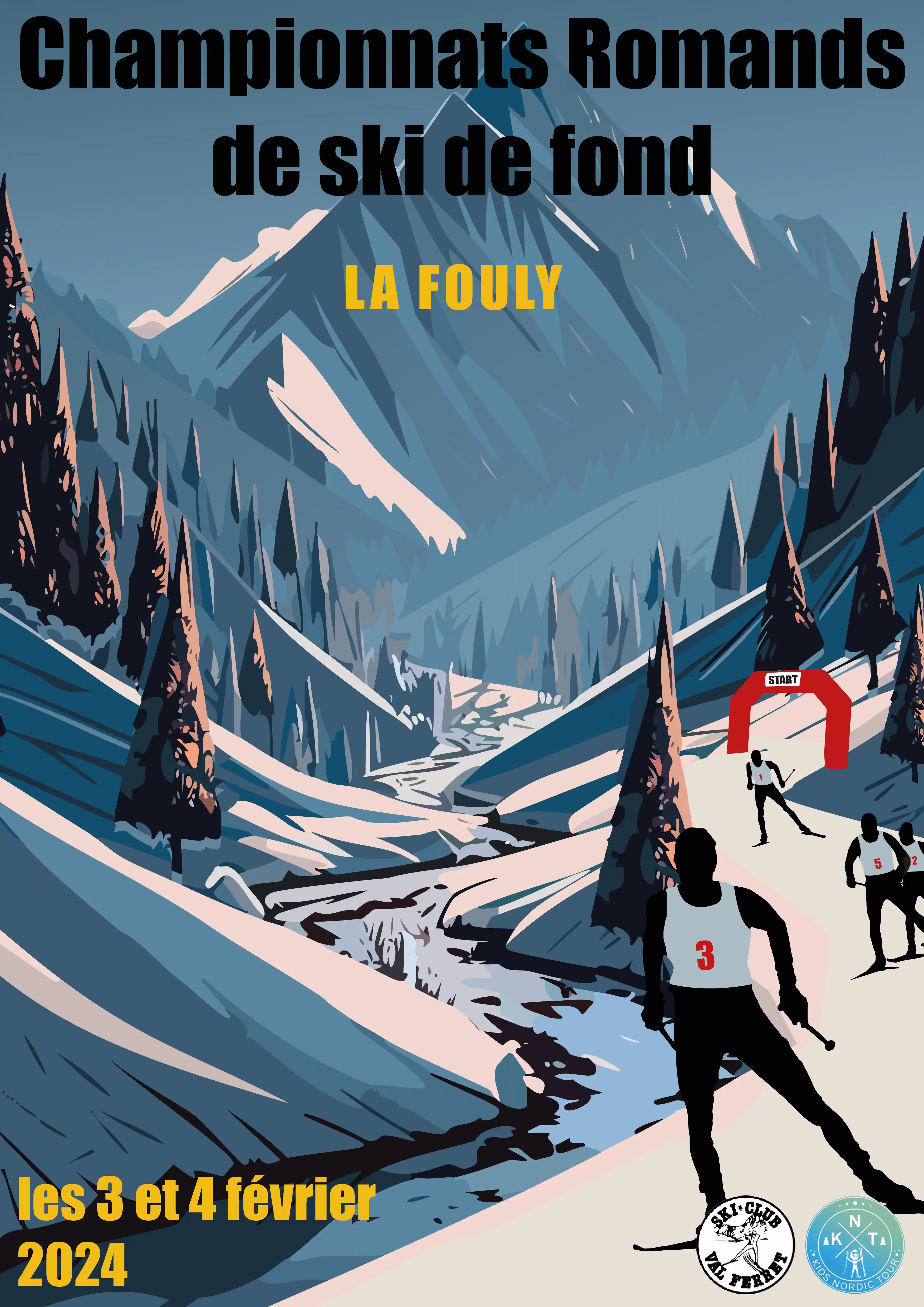 ski-club val ferret poster